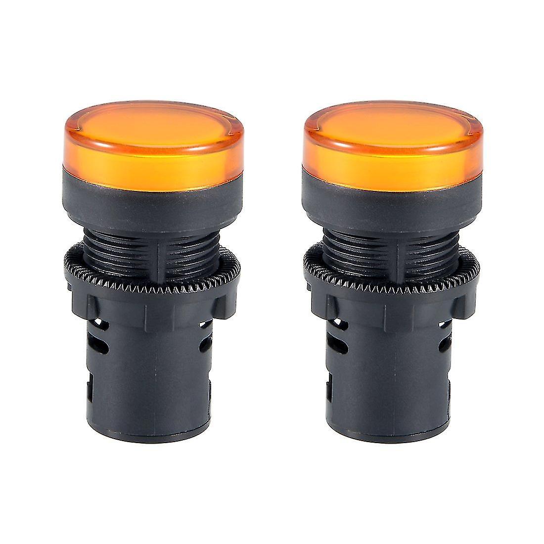 Ac/dc-kontrollleuchten, Gelbe Leds, 22 Mm (7/8") Einbauhöhe