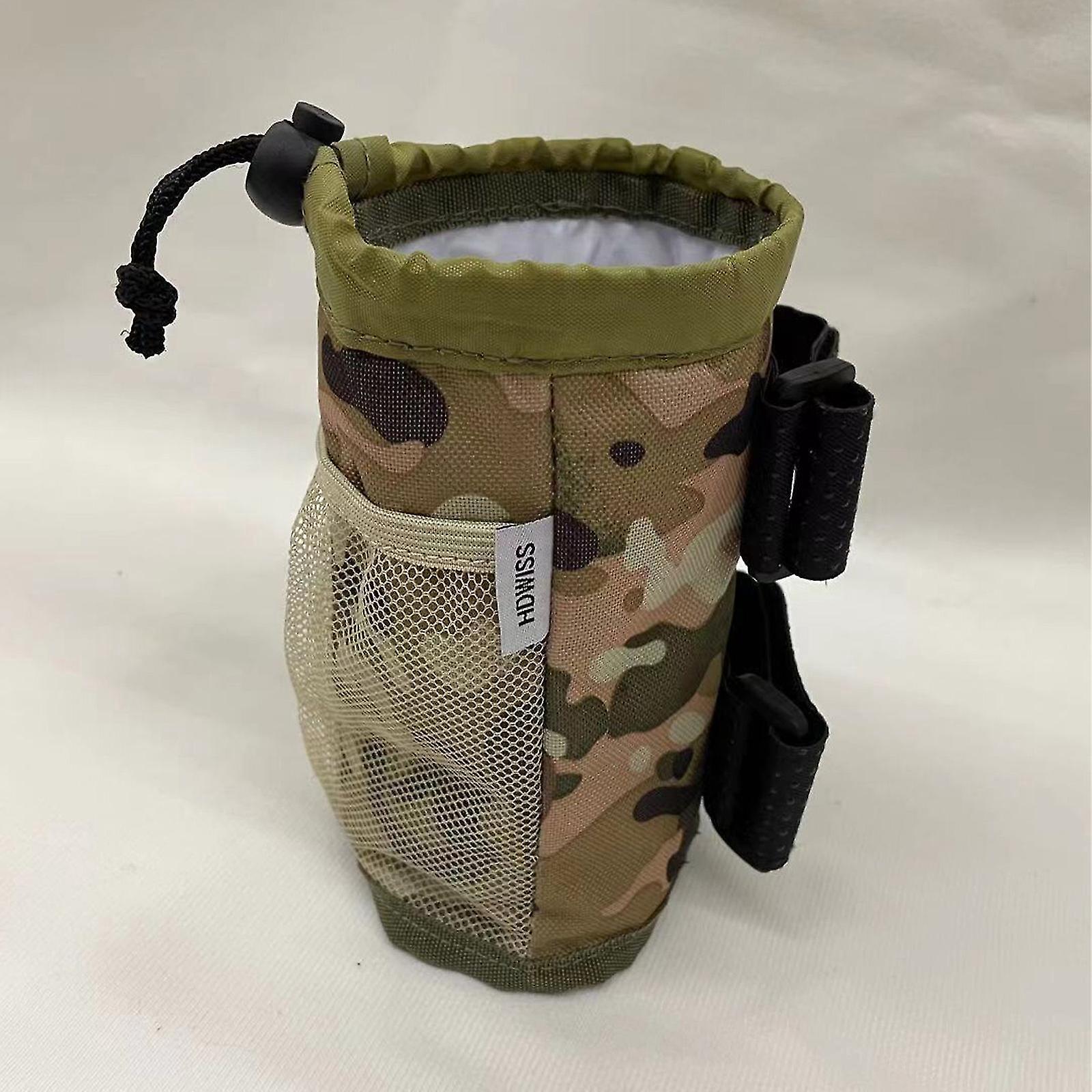 Fahrrad-getränkehalter, Lenker-getränkehalter Mit Netztaschen, Verstellbare Handytasche Für Cruiser-bikes, Tarnmuster