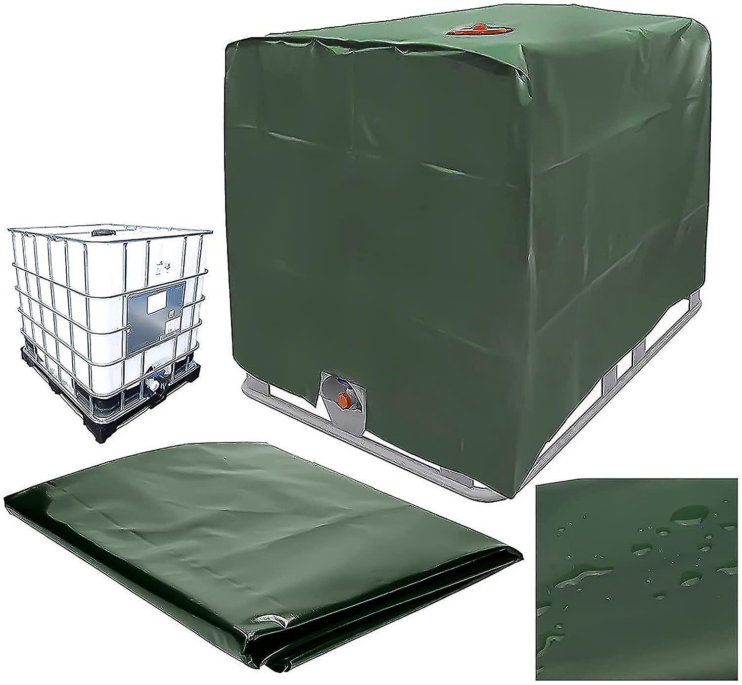 Starlight Ibc-tankabdeckung Aus 210d Oxford-gewebe, Für 1000-liter-ibc-container, Wasserdicht, Abmessungen: 120 X 100 X 11 Cm.