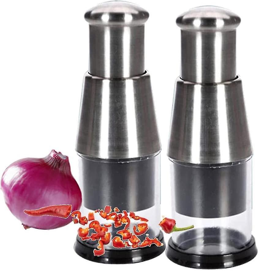 Mini-knoblauchschneider. Manueller Knoblauchschneider. Zwiebel- Und Knoblauchschneider Aus Edelstahl. Ideales Geschenk.