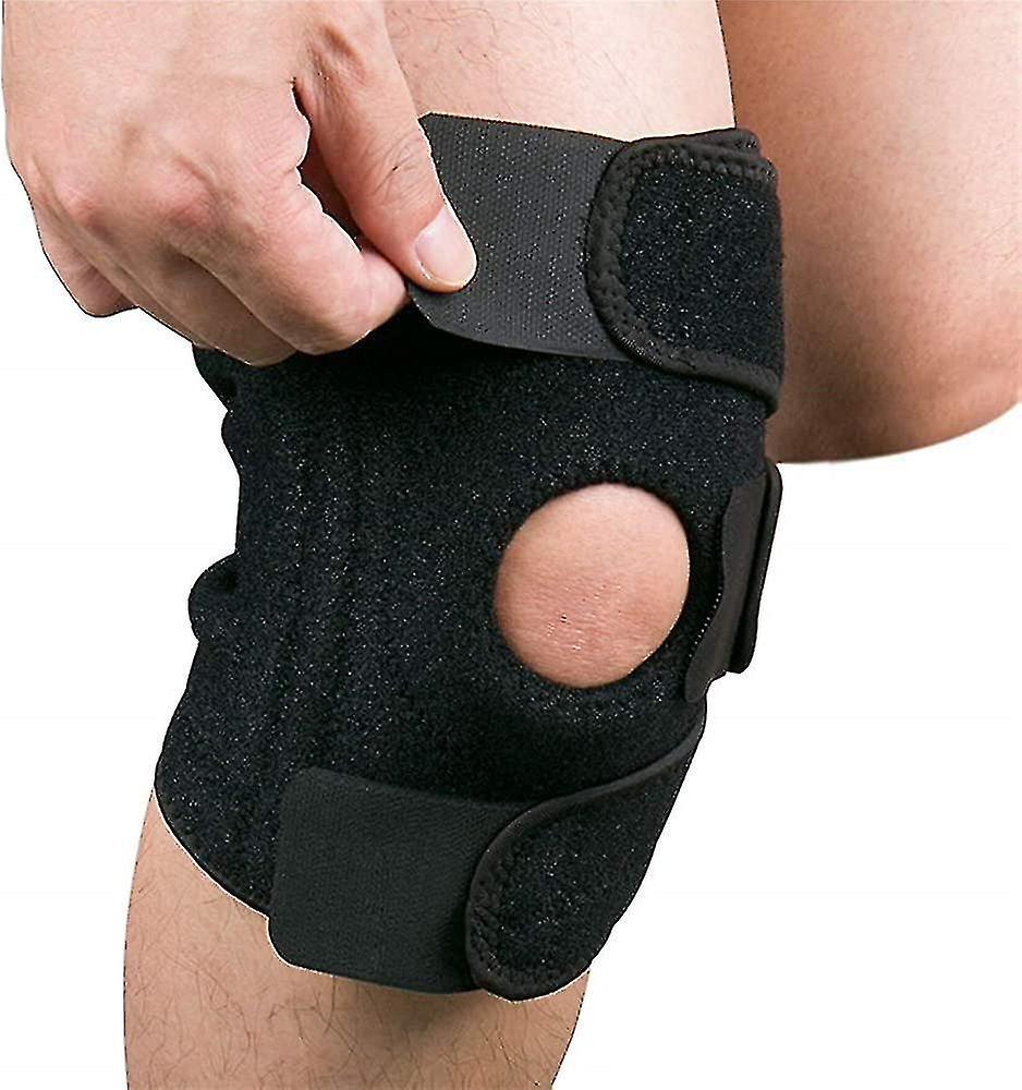 U2013 Kniebandage Mit Klettverschluss Und Patellaöffnung