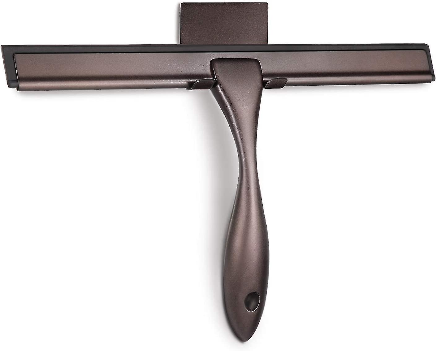 Mehrzweck-duschabzieher Für Duschwände, Badezimmer, Fenster Und Autoscheiben – Schwarz, Edelstahl – 35,5 Cm (14 Zoll) – Bronze