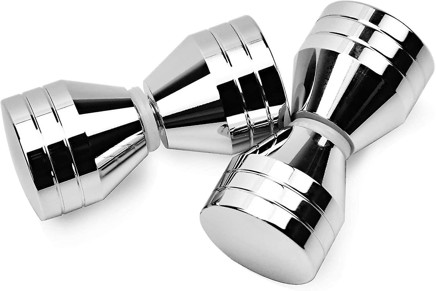 Set Mit 2 Duschtürgriffen, 63 Cm, Verchromter Edelstahl, Für Bad, Küche, Zuhause, Büro, Hotel