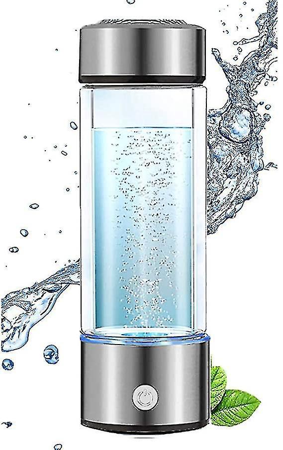Flasche Zur Erzeugung Von Molekularem Wasserstoff Als Wasserionisator/generator, Mit Spezieller Kammertechnologie Zur Herstellung Von Hydriertem Wasser.