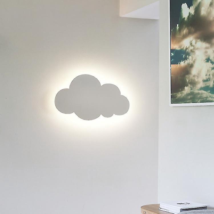 Wandleuchte – Wolkenleuchte – Innenbereich – Modern – Acryl-lampenschirm Mit Integrierter Led-beleuchtung – Kleine Weiße Wolken (ruikalucky)
