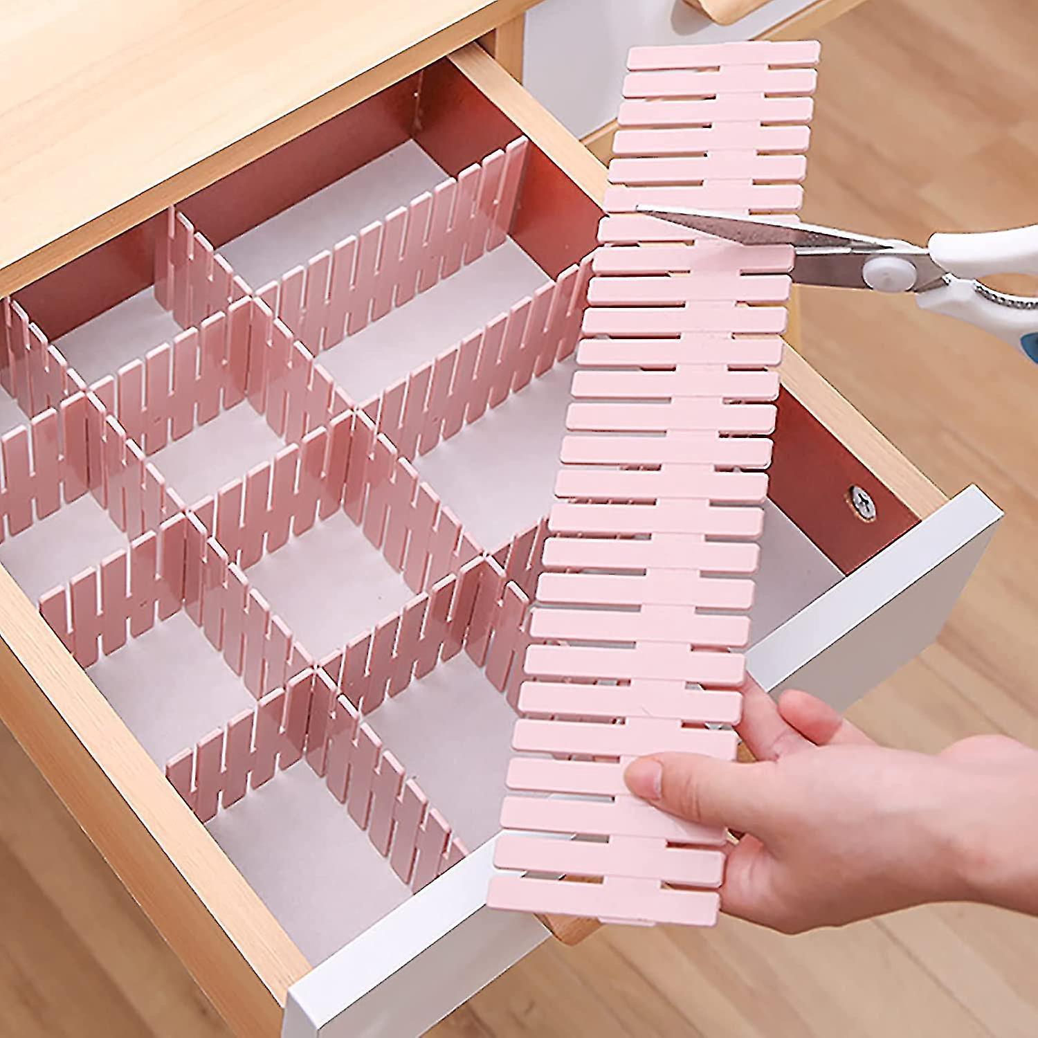 16-teiliges Schubladeneinteiler-set, Verstellbarer Und Flexibler Schubladenorganizer Für Zuhause
