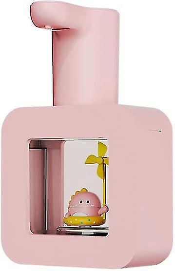 Automatischer Seifenspender Für Kinder (kleiner Rosa Dinosaurier), Berührungsloser Sensor-seifenspender, Intelligente Schaumseife Für Küche Und Bad, Cartoon-design