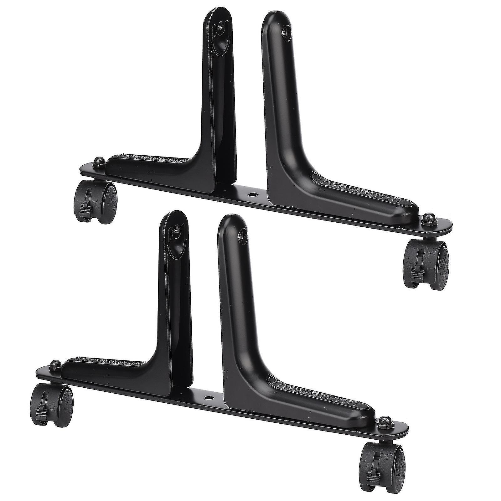 Set Aus 2 Infrarot-heizstützen, Aus Robuster Aluminiumlegierung, Schwarz.