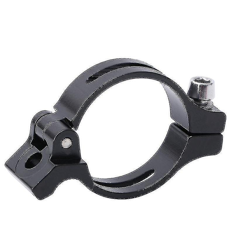 Adapter Für Fahrrad-umwerfer-klemmung, Kompatibel Mit Anlöt-umwerfern, Schwarz, 31,8 Mm