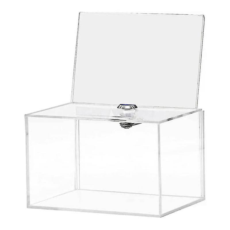 Spendenbox Aus Acryl – Box Zum Abstimmen, Sammeln Von Geldern Für Wohltätigkeitsorganisationen, Umfragen, Lotterien, Wettbewerbe, Tipps Und Tricks.