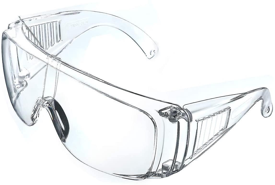 Klare Schutzbrille (1 Paar) Für Brillenträger, Staubdicht, Spritzwassergeschützt, Faltbar Und Tragbar Für Baustellen, Bauarbeiten, Dekoration, Werkstätten, Heimwerkerprojekte.