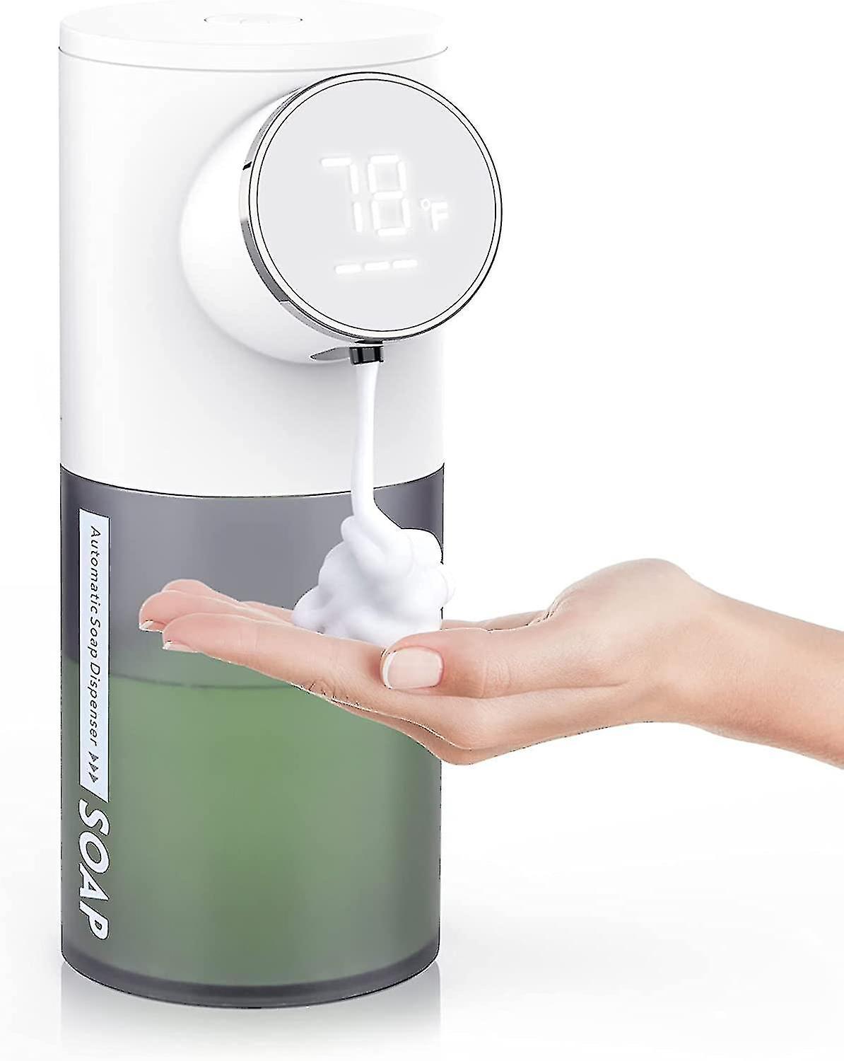 Seifenspender, Automatischer Schaumspender, Nachfüllbarer, Berührungsloser Handdesinfektionsmittelspender Mit Bewegungssensor, Wasserdicht (ipx4), Weiß
