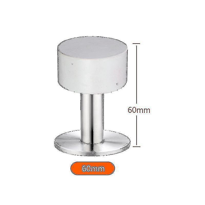 Weißer, Selbstklebender Türstopper Aus Edelstahl Mit Geräuschdämpfer (2er-set) A60 Mm