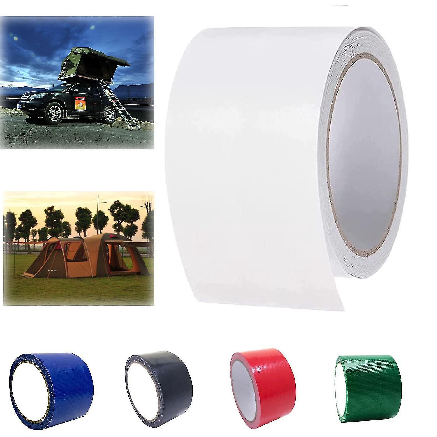 Hochklebendes Klebeband Auf Rolle Für Planen, Zeltreparaturen, Universalklebeband Für Planen, Markisen Und Zelte – 5 M, Weiß