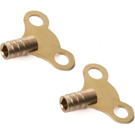 2 X 5 Mm Messing-heizkörperschlüssel, Zentralheizungsrohr-entlüftungsventil
