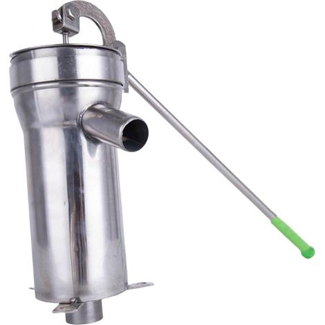 Manuelle Brunnenpumpe Aus Edelstahl, Geeignet Für 10 M Tiefe Brunnen, Saugpumpe Mit Ergonomischem Griff, Für Teiche, Garten Und Terrasse.