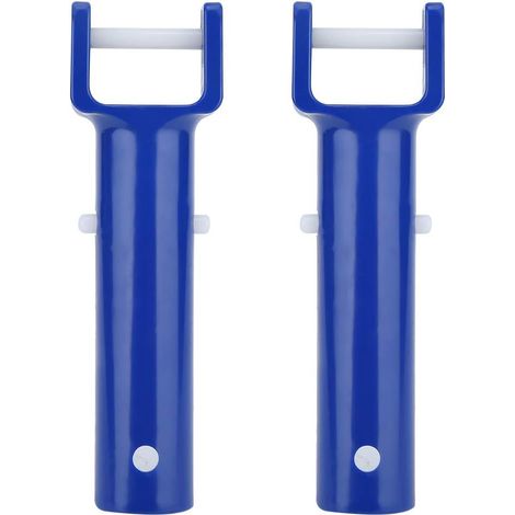 Pool-clip-griff, Abs-spa-stangenverbinder, Ersatzteil Für Pool-staubsaugerkopfgriff Mit V-förmigem Clip Für Saugköpfe (2er-pack)