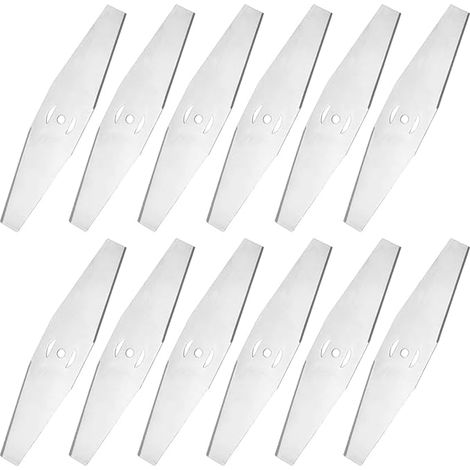 Set Mit 12 Ersatzklingen Für Kantenschneider, Kabellose Metallklinge, Zubehör Für Elektrische Freischneider, Für Kabellose Kantenschneider, Gartentrimmer