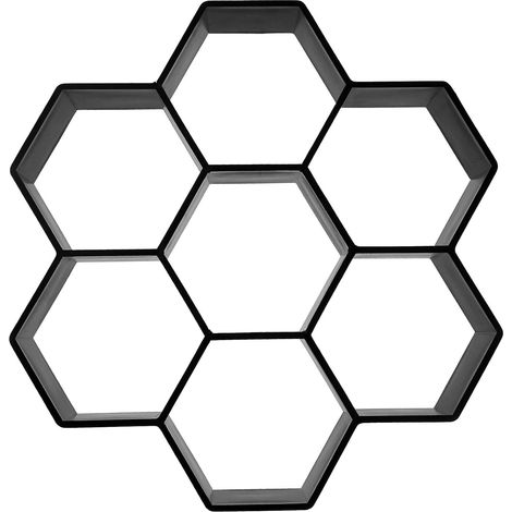 Sechseckige Form Für Zementpflastersteine, Wiederverwendbar, Aus Robustem Kunststoff, Für Gartenwege, Terrassen, Außendekoration, Handwerkzeug, Saisonale Verwendung