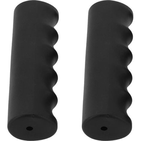 2er-pack Ersatzgriffe Aus Schwarzem Gummi Für Schubkarren, Rutschfeste Und Wetterfeste Schubkarrenabdeckungen Für Gartenwagen, 22, 30 Mm Innendurchmesser (118 X 22 Mm)
