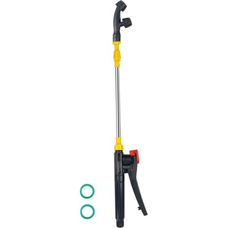 45-80 Cm Teleskop-sprühdüse Aus Edelstahl, Lanzendüse Für Sprühgeräte, Zubehör Für Gartenbau, Landwirtschaft Und Reinigung, Doppelbogendüse