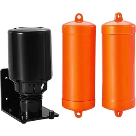 Schwimmerschalter 70ab, Automatischer Wasserstandsregler 5a 250v, Doppelkugel Für Pumpentank, Schwimmbadwasserversorgungssystem (orange)