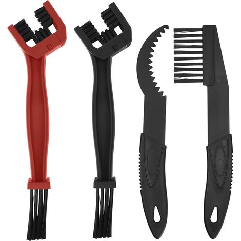 4-teiliges Motorrad-/fahrradketten-reinigungsbürsten-set, Reinigungsbürste Für Mountainbike- Und Motorradketten Und -ritzel (c-4 Stück)