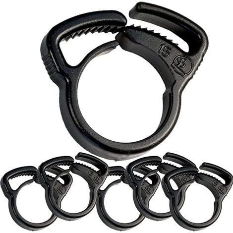 16 Mm Tropfschlauchschelle, 25er-pack Druckschellen Für Gartenschläuche, Tropfbewässerungszubehör, Rohrbefestigung