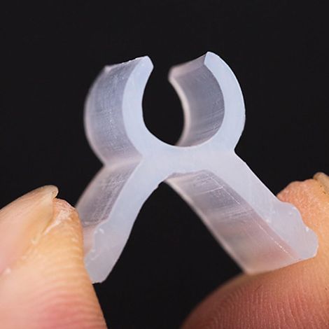Packung Mit 100 Transparenten Kunststoff-veredelungsclips Für Gemüsepflanzen, Hilfreich Beim Veredeln Von Tomaten, Gurken Und Rankhilfen, Geeignet Für Verschiedene Wachstumsstadien (5 Mm)