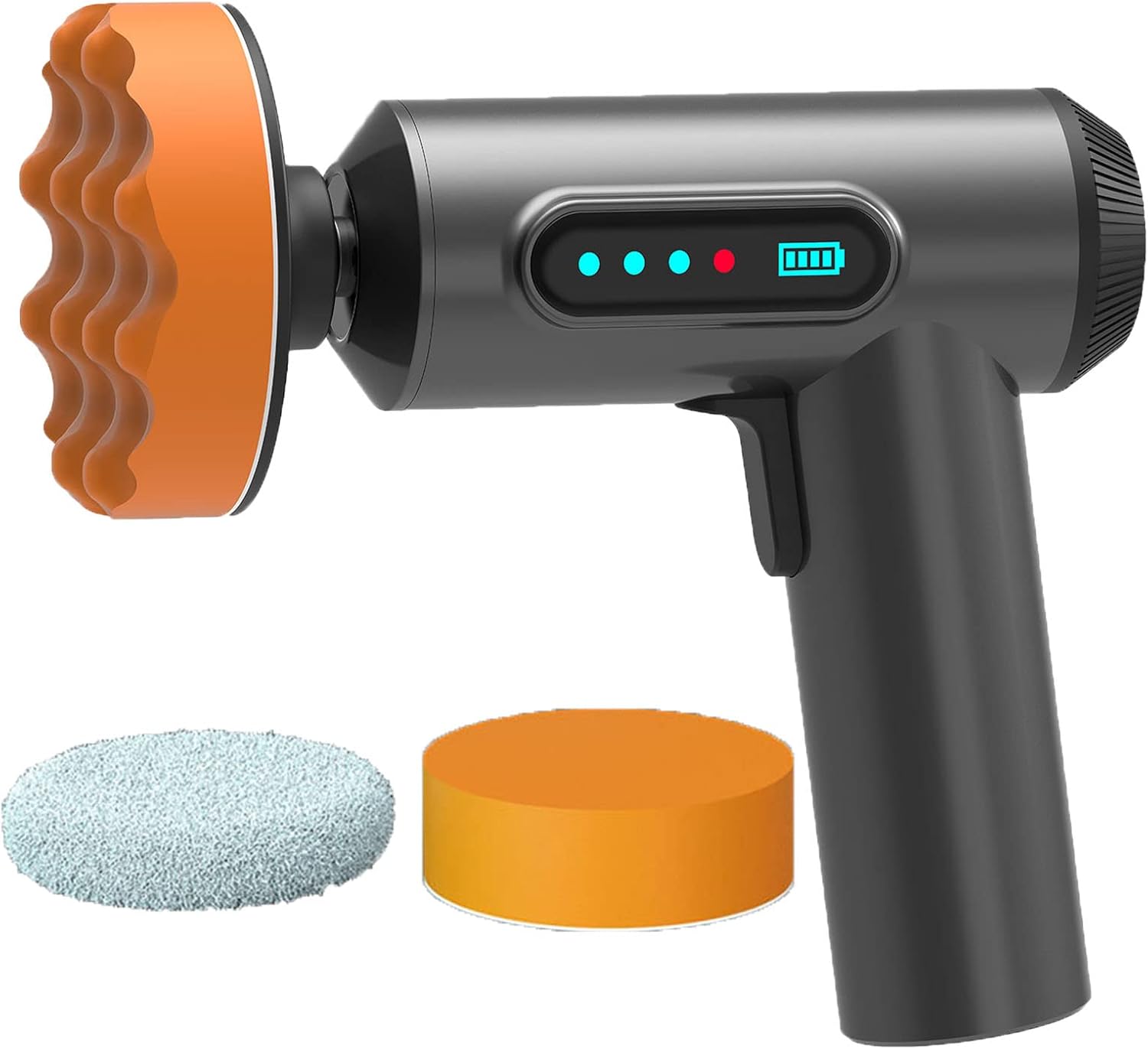 Apex Tragbarer Wachspolierer Mit Poliermatte, Bürstenloser Polierer Mit 2000-mah-lithium-akku