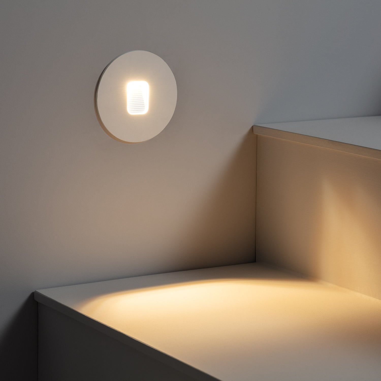 Led Einbauleuchte Außen 2w Aluminium Rund Olite 2700k Weiß Warmweiß