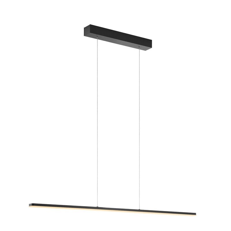 [gebraucht] B-ware Quitani Pendelleuchte Hängelampe Margita Led Schwarz Matt Dimmbar Aluminium 118
