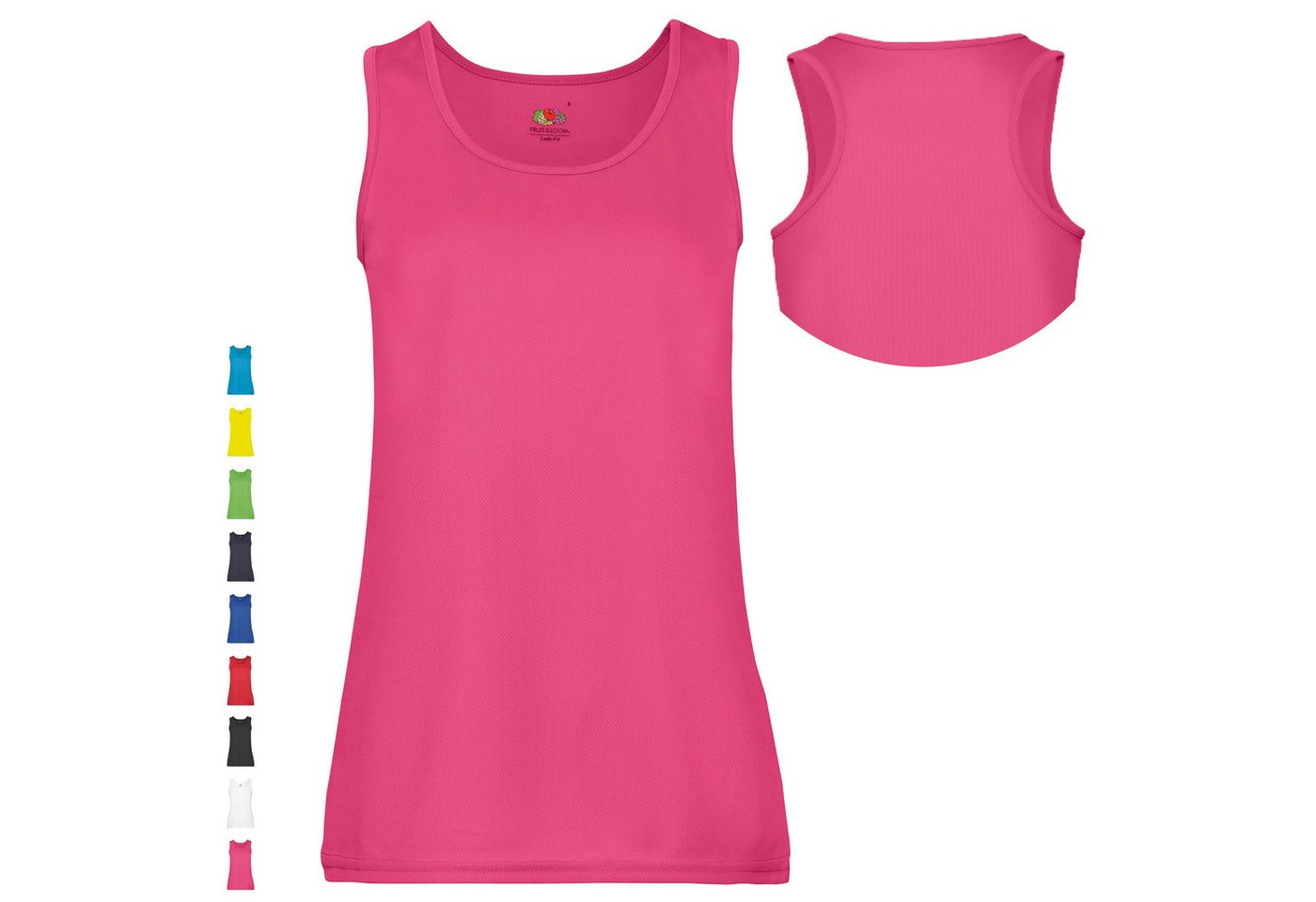 Fruit of the Loom Trainingsshirt Fruit of the Loom Performance Vest Lady-Fit Bild 3