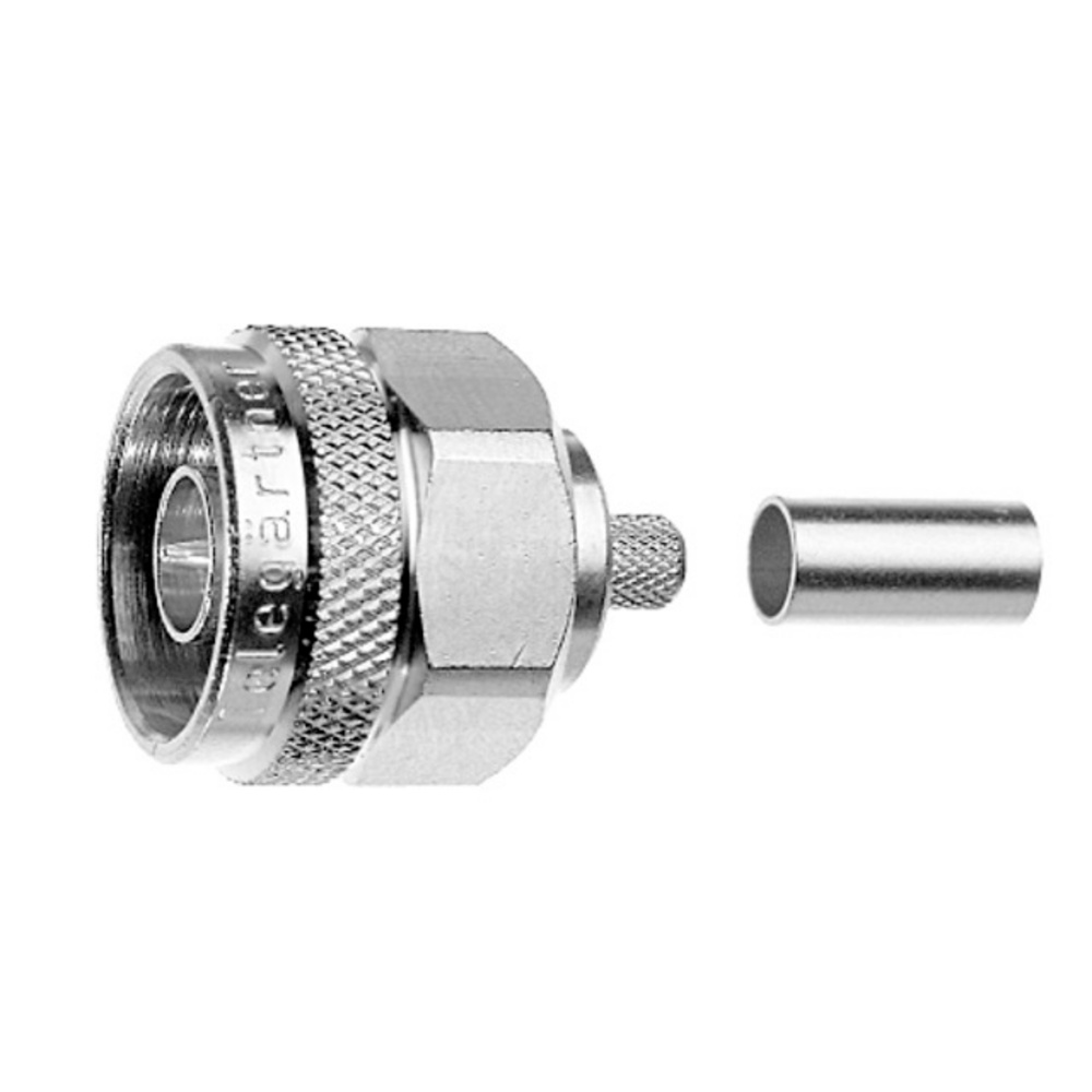 Telegärtner 100023904 100023904 N-steckverbinder Stecker, Gerade 50 Ω 1 St.