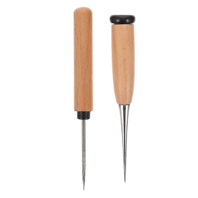 2 Stück Ahlen Mit Holzgriff