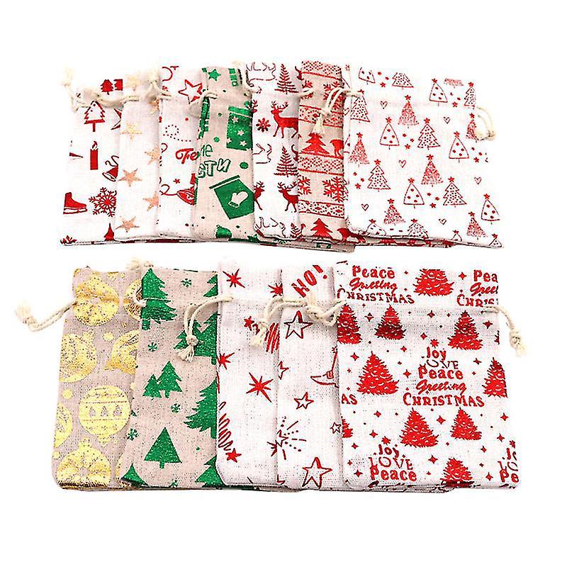 12 Stück Geschenkverpackungsbeutel Mit Kordelzug