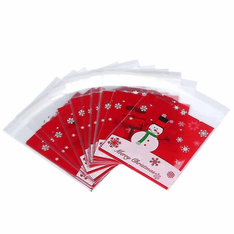 200 Stück Weihnachtssüßigkeitentüten Zum Verschenken Von Süßigkeiten Und Keksen