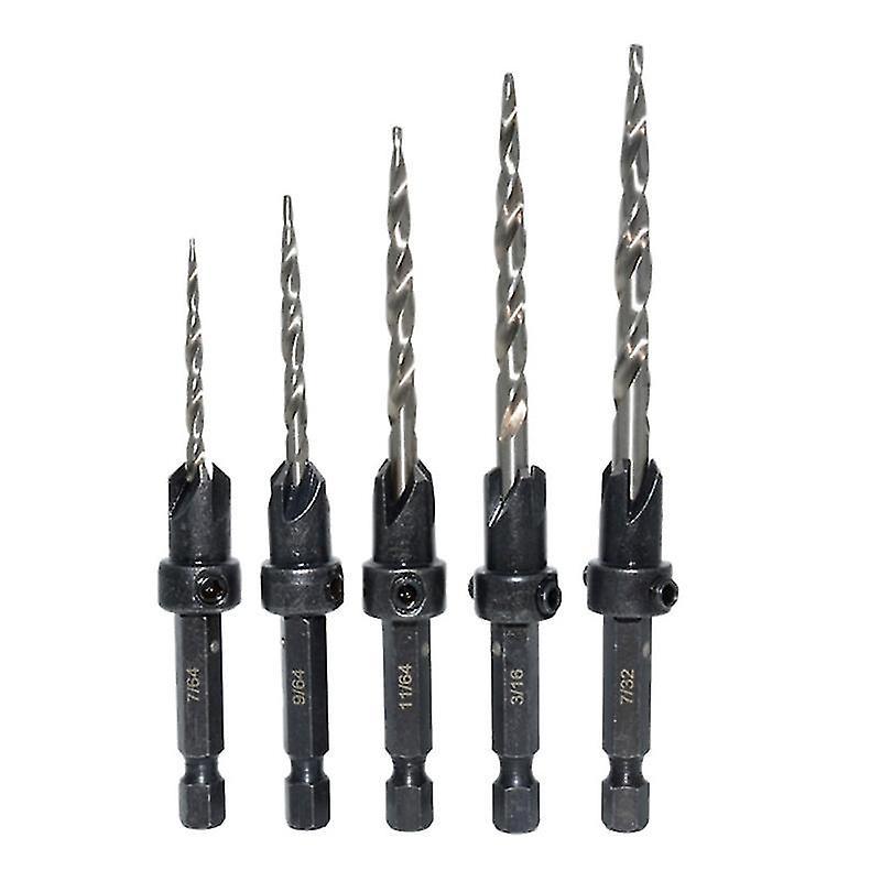5-teiliges Set Senkbohrer