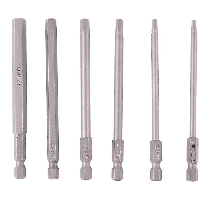 6-teiliges Sechskant-bit-set
