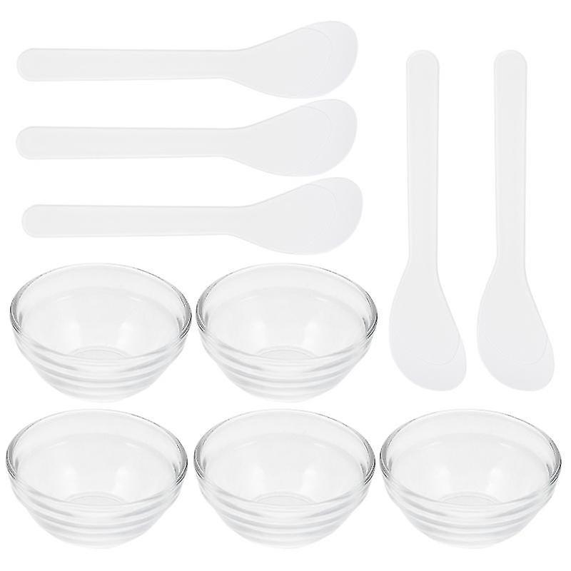 1 Set Glas-masken-rührschüssel