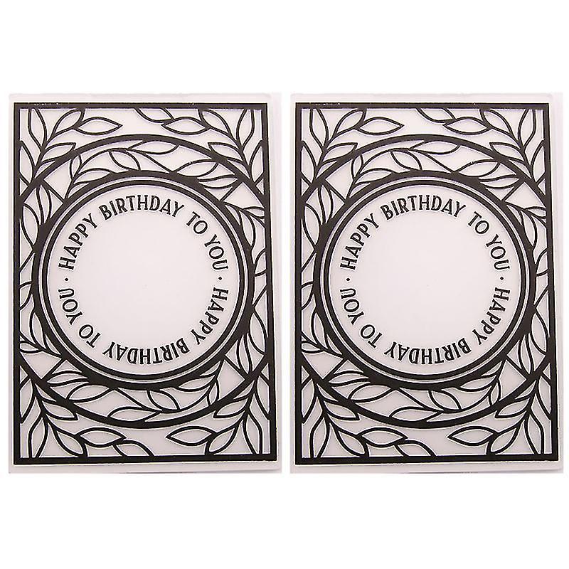 2 Prägeschablonen Für Album-scrapbooking