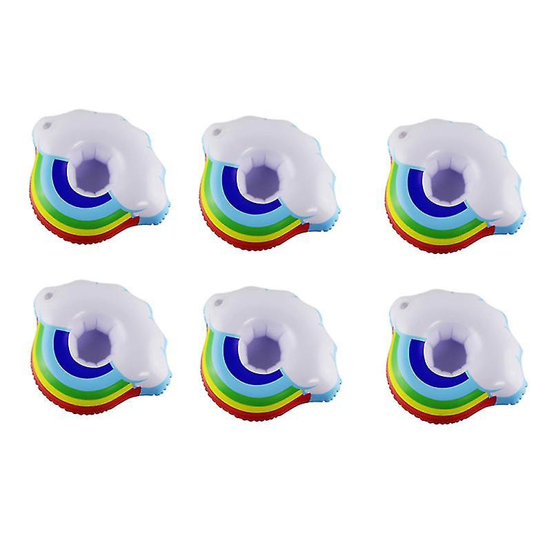 6 Aufblasbare Untersetzer
