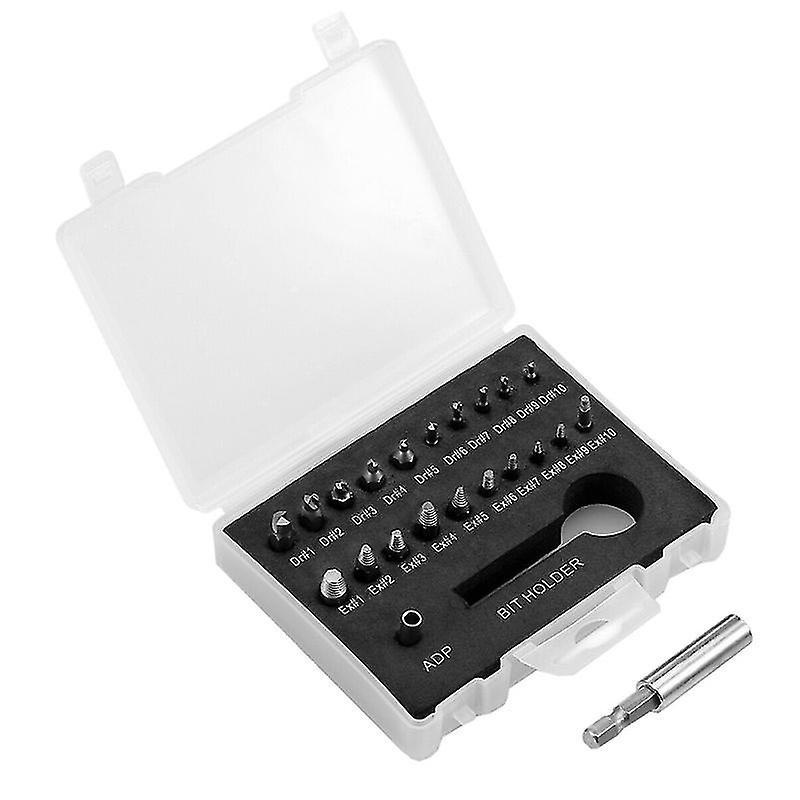 22-teiliges Schraubenausdreher-set