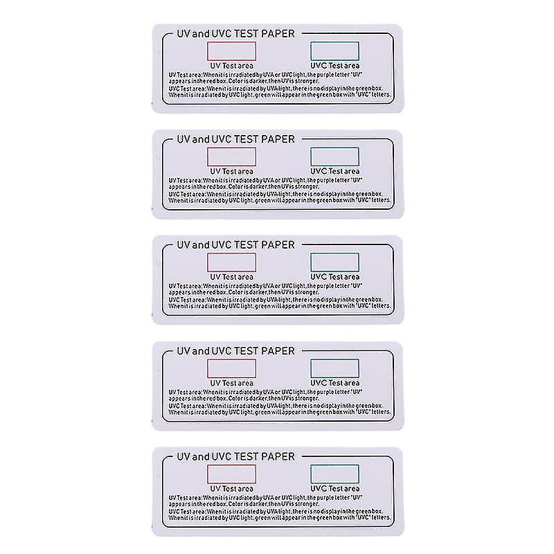5 Stück Uv-testpapier