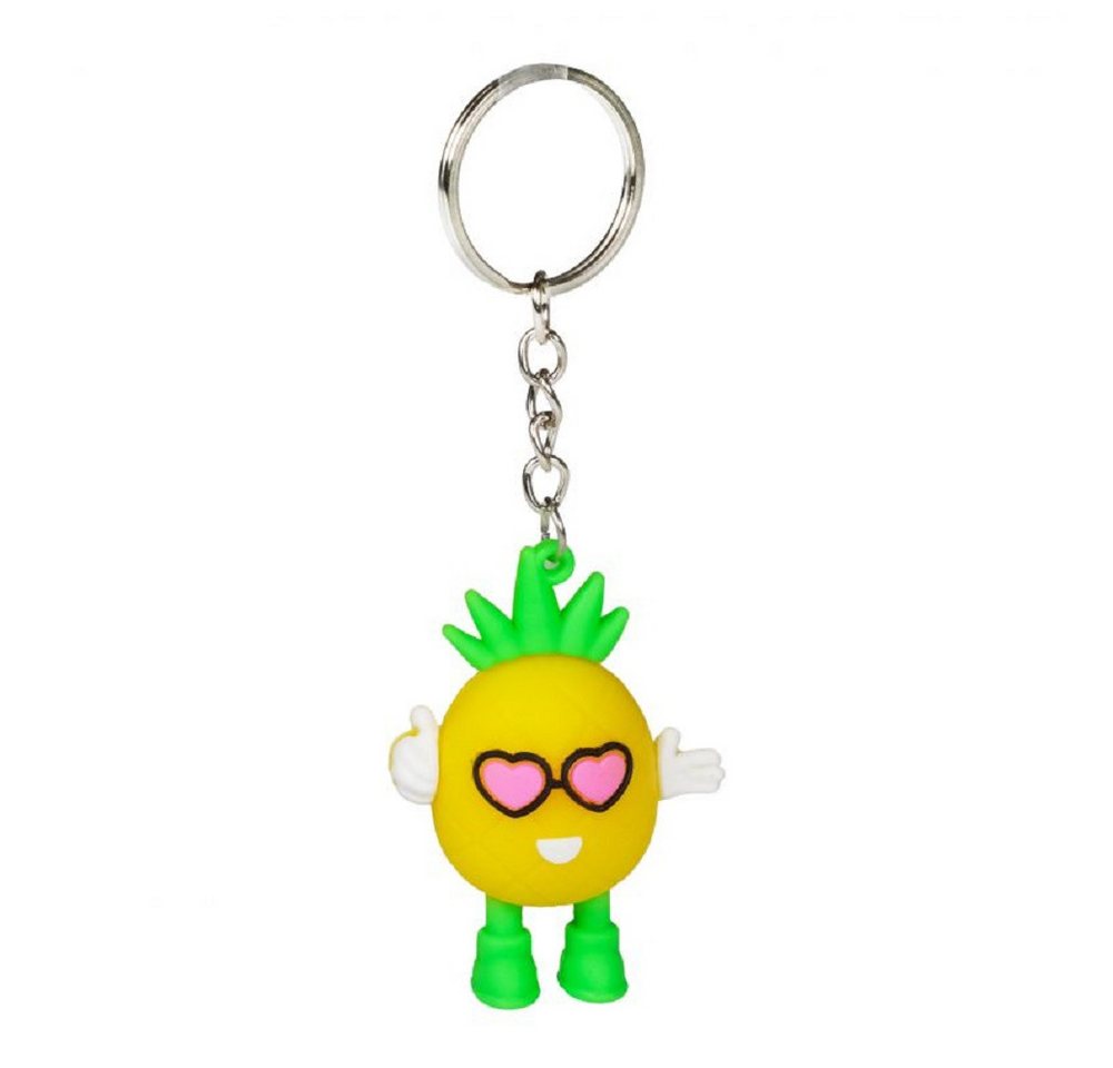 soma Schlüsselanhänger Schlüsselanhänger Mini Ananas 3D Anhänger 4 cm Geschenk Cartoon, Schlüsselanhänger Haustierschlüsselanhänger Geschenk Hund Frau Herren Bild 2