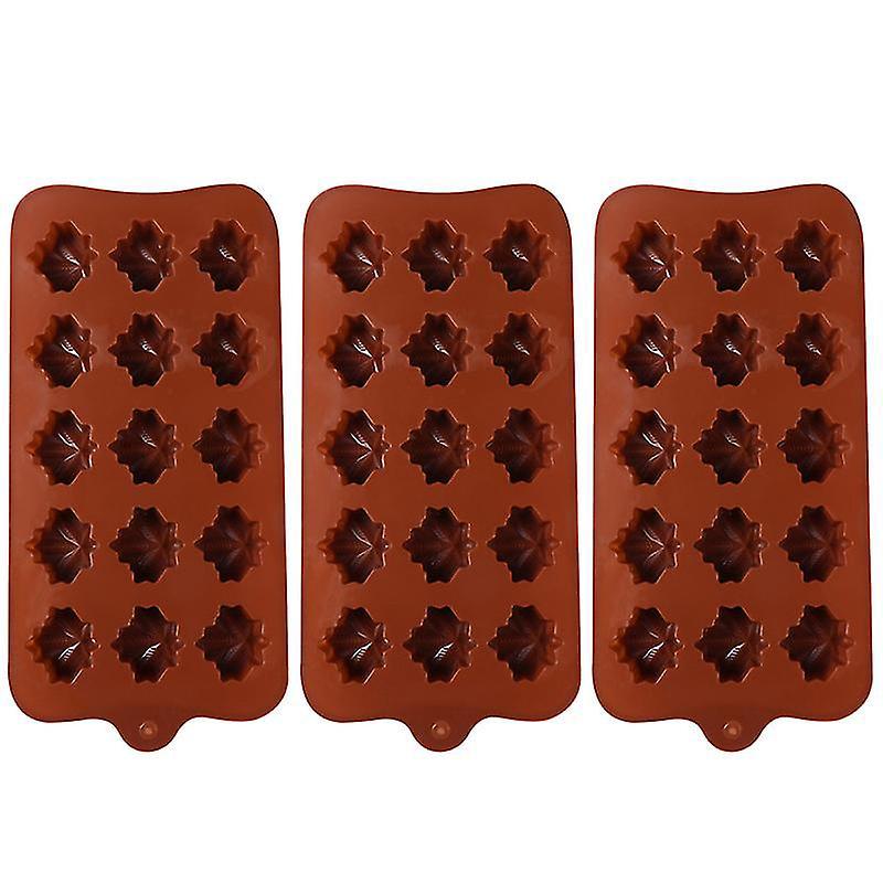 3-teilige Kuchenform In Ahornblattform