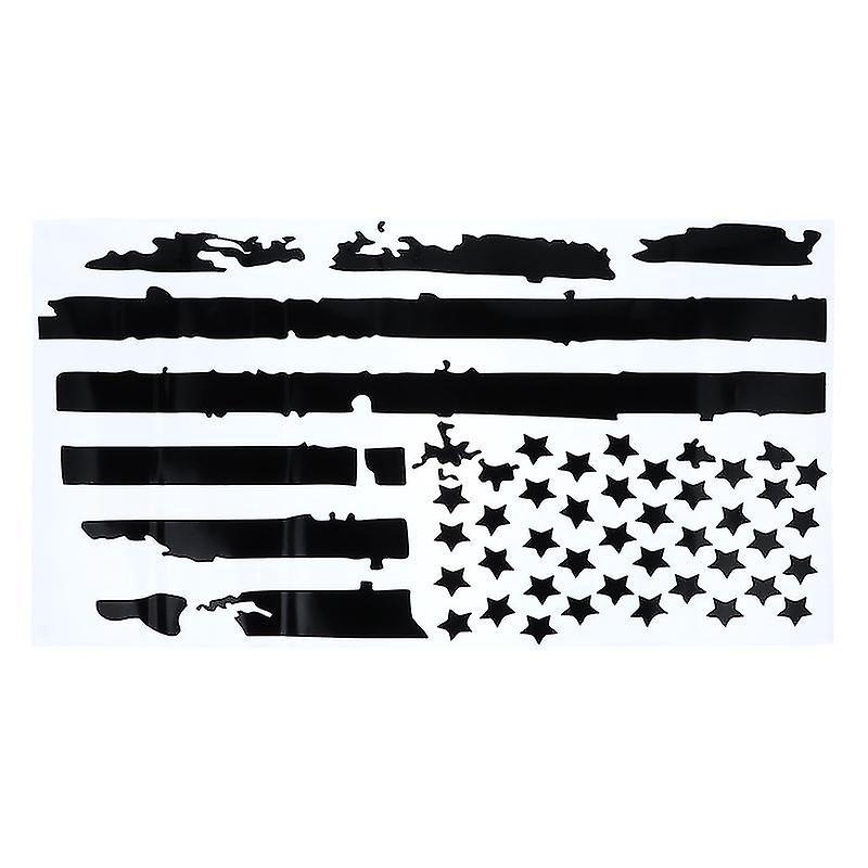 Stück Aufkleber Mit Amerikanischer Flagge