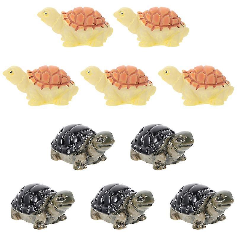 10 Stück Schildkröten-ornamente