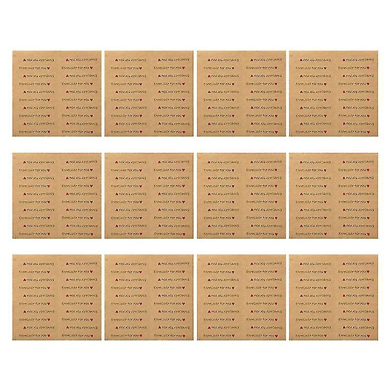 1000 Stück Siegelaufkleber