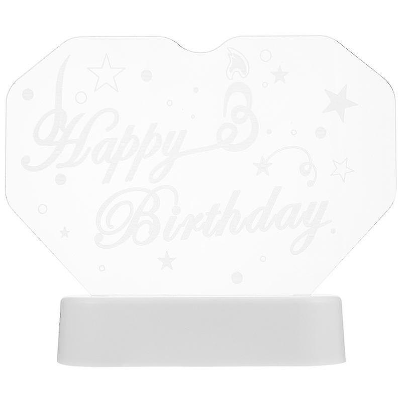 1 Stück Led-schild „happy Birthday